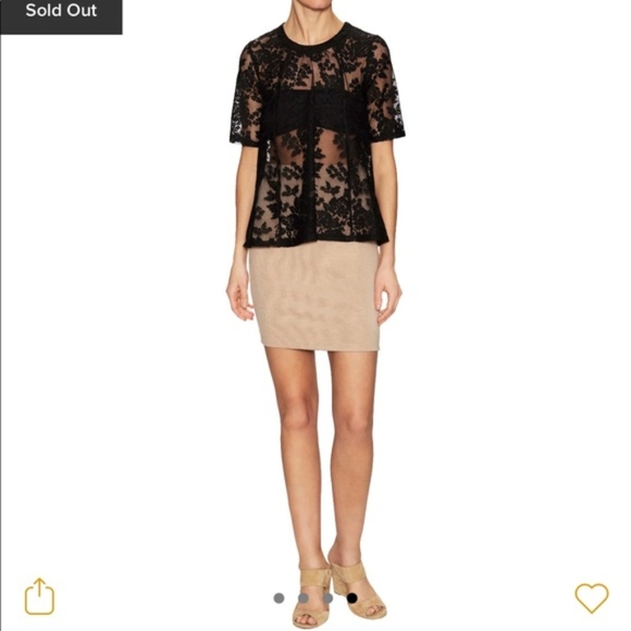 BCBGeneration Tops - BCBGENERATION Lace Back Vent Top